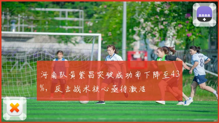 河南队黄紫昌突破成功率下降至43%,反击战术核心亟待激活